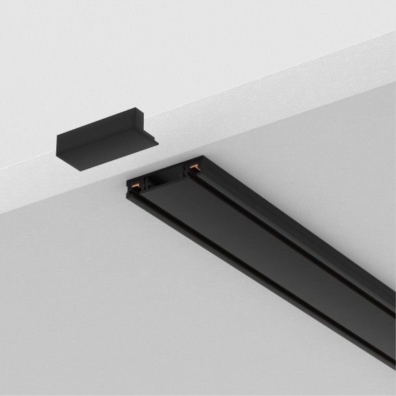 Плоский 1м магнитный накладной шинопровод Maytoni Radity TRX084EC-111B