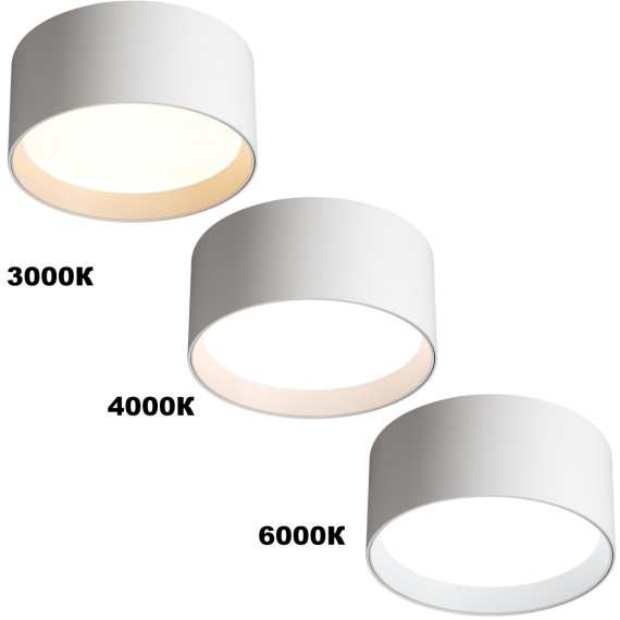 Светильник накладной светодиодный с переключ. цв. температуры IP20 LED 18W 220-240V 3000К\4000К\6000К ORBIS 359596