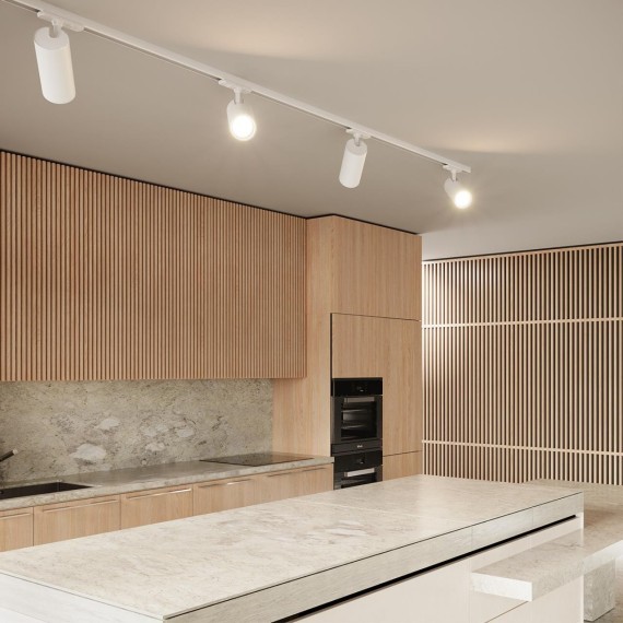 Трехжильный однофазный трековый светодиодный светильник Novotech SELENE 359152 1440лм 15Вт