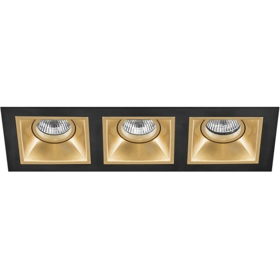 Встраиваемый светильник Lightstar D537030303 Domino под лампы 3xGU5.3 150W