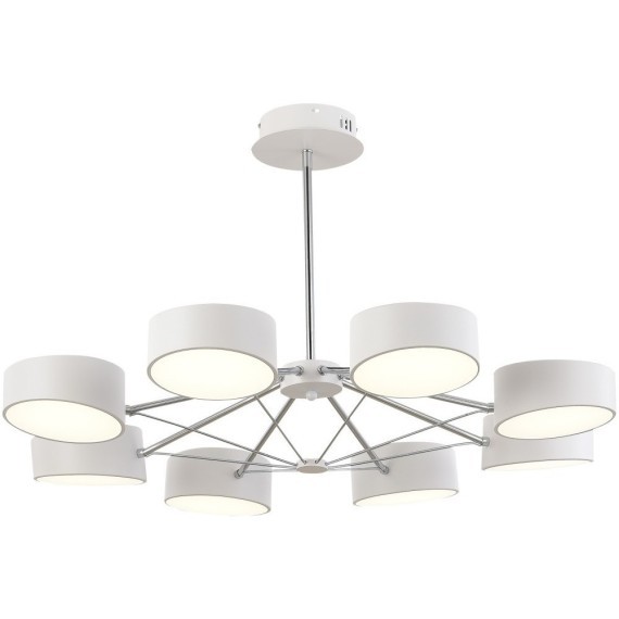 SLE6005-502-08 Светильник потолочный Белый, Хром/Белый LED 8*10W VALLE