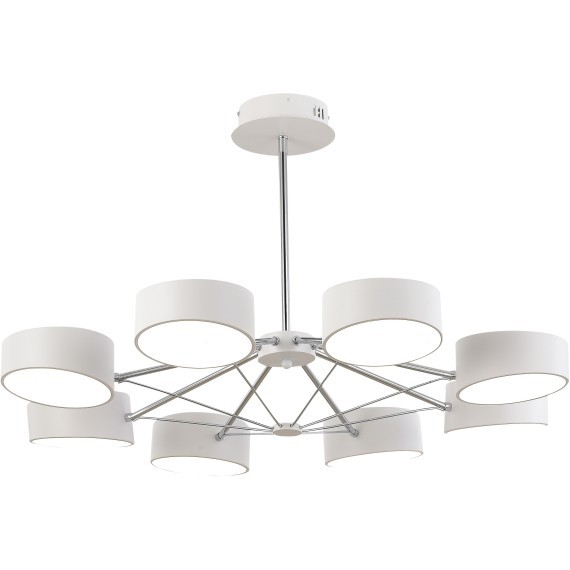 SLE6005-502-08 Светильник потолочный Белый, Хром/Белый LED 8*10W VALLE