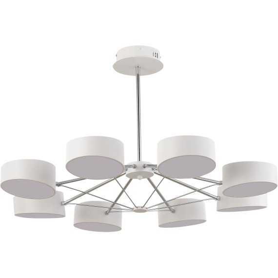 SLE6005-502-08 Светильник потолочный Белый, Хром/Белый LED 8*10W VALLE