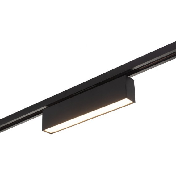 Однофазный двужильный светодиодный трековый светильник Denkirs DK6430-BK SOLID Hals 3000К 780Лм CRI90+ 120° 10Вт