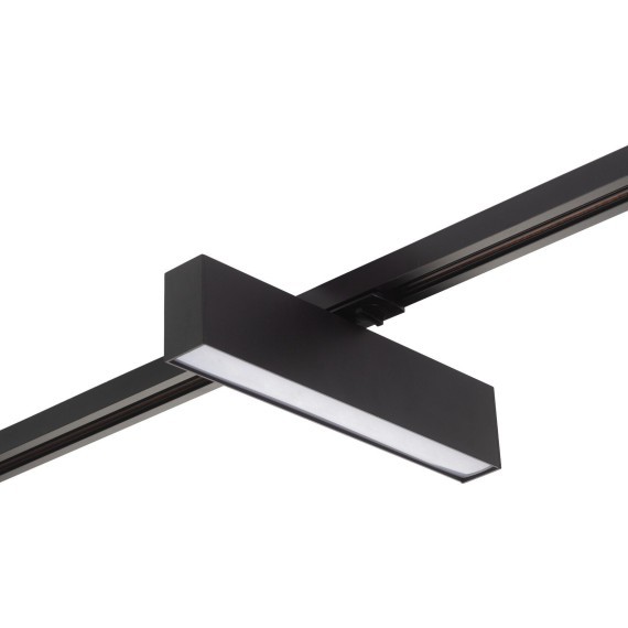 Однофазный двужильный светодиодный трековый светильник Denkirs DK6430-BK SOLID Hals 3000К 780Лм CRI90+ 120° 10Вт