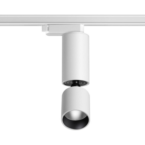 Трехжильный однофазный трековый светодиодный светильник Novotech Tubo 359320 1100лм 10Вт