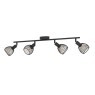 901042 EGLO SONNINO Потолочный спот на 4 лампы E14, 160Вт, L780, A100, H185, сталь, черный