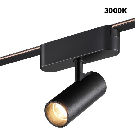 359468 Трековый ременный светодиодный SMART светильник c доп. механическим перекл. цветности Novotech EASY CRI90+ 3000-6000К 280Лм 28° 6W TUYA, Алиса, Wi-Fi