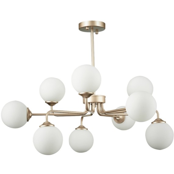 SLE106203-09 Светильник подвесной ST-Luce Золотистый/Белый G9 LED 9*5W REDJINO