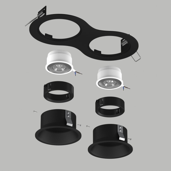 Комплект со светильником Domino Lightstar D6270707BMOD