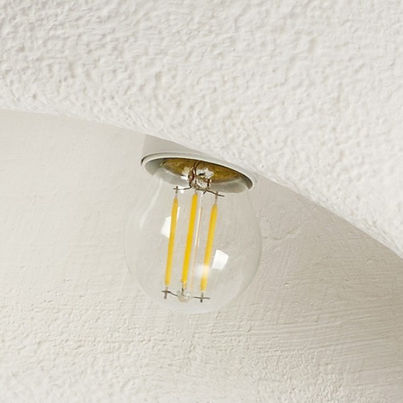 Потолочная люстра 40см с плафоном под камень и лампой Е27 Lightstar Sigma 611646