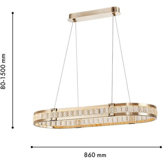 Подвесной светильник Theatrum 4206-9P