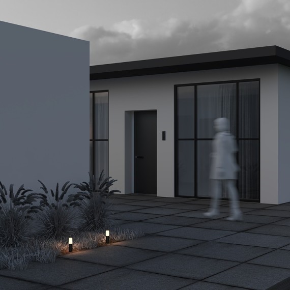 Уличный грунтовый светильник на колышке Maytoni O416FL-L3B3K Talpa IP65 светодиодный LED 3W