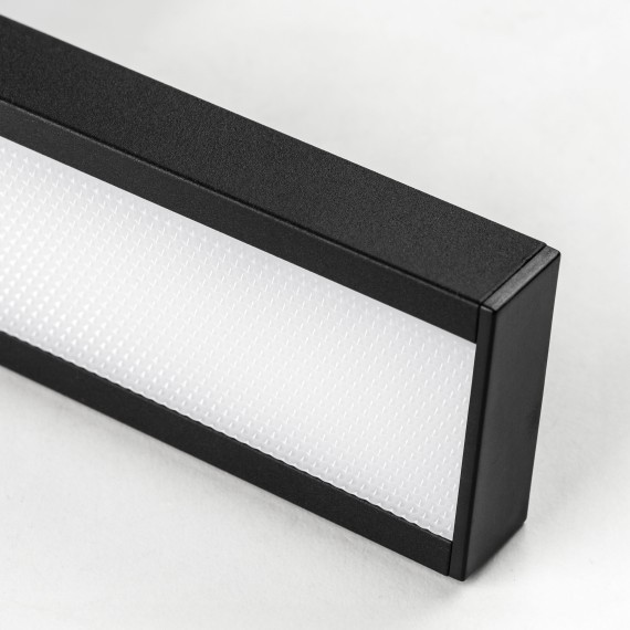 270247 Черный светодиодный поворотный трековый линейный светильник 48V 10Вт 520Лм CRI90 4000K 110° Due Hermes Lightstar