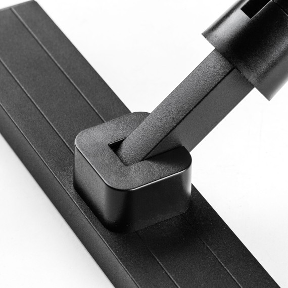 270247 Черный светодиодный поворотный трековый линейный светильник 48V 10Вт 520Лм CRI90 4000K 110° Due Hermes Lightstar