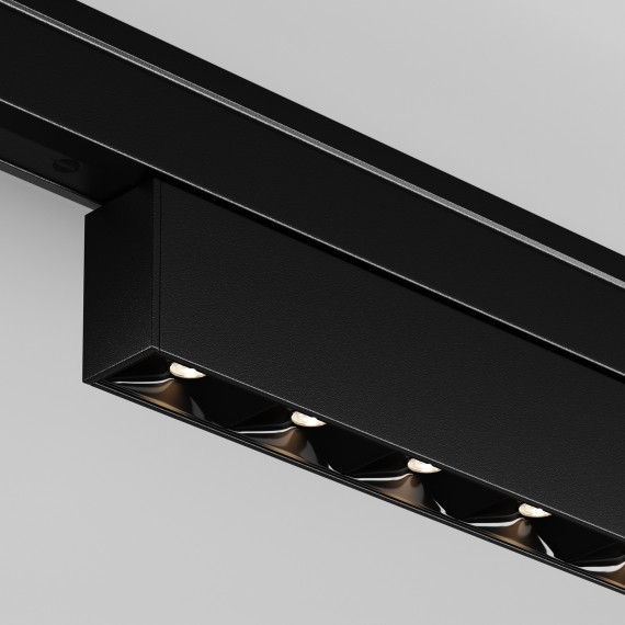 TR193-1-5W3K-M-B Ультратонкий трековый диммируемый по TRIAC 0/1-10V магнитный светодиодный светильник Maytoni Levity CRI90+ 3000К 220Лм 30° 5Вт