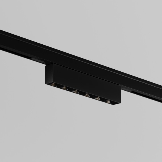 TR193-1-5W3K-M-B Ультратонкий трековый диммируемый по TRIAC 0/1-10V магнитный светодиодный светильник Maytoni Levity CRI90+ 3000К 220Лм 30° 5Вт