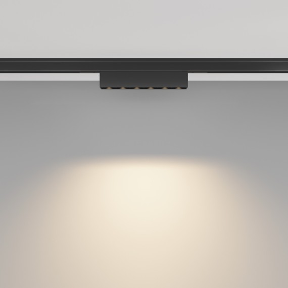 TR193-1-5W3K-M-B Ультратонкий трековый диммируемый по TRIAC 0/1-10V магнитный светодиодный светильник Maytoni Levity CRI90+ 3000К 220Лм 30° 5Вт