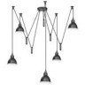 Люстра паук Lightstar 761057 Acrobata под лампы 5xE14 200W