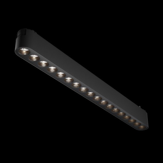 TR082-1-18W4K-M-B Трековый магнитный светодиодный светильник Maytoni Radity 48V CRI90+ 4000К 1850Лм 36° 16Вт