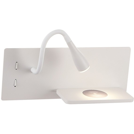 Бра Crystal Lux CLT 217W Qi+USB WH