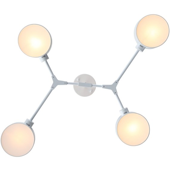 SLE183502-04 Светильник потолочный Белый/Белый E14 4*60W GIMENTO