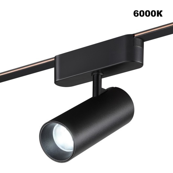 359470 Трековый ременный светодиодный SMART светильник c доп. механическим перекл. цветности Novotech EASY CRI90+ 3000-6000К 580Лм 28° 12W TUYA, Алиса, Wi-Fi