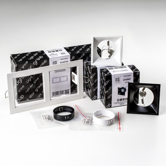 Комплект со светильником Domino Lightstar D5260607WBMOD