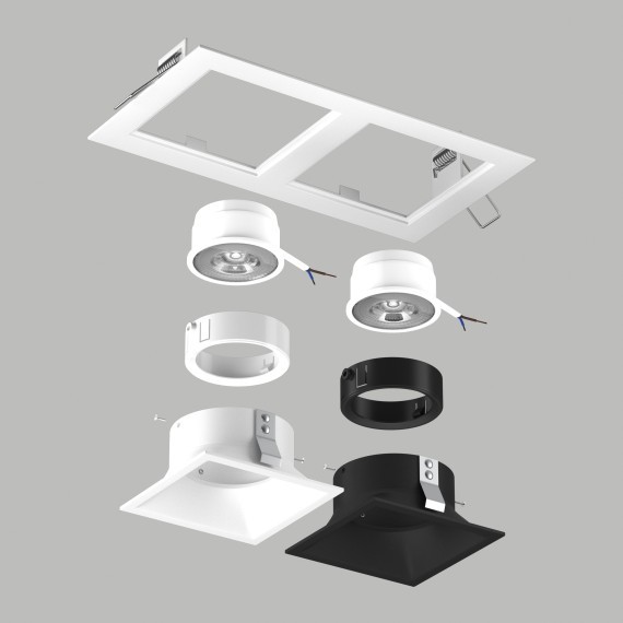 Комплект со светильником Domino Lightstar D5260607WBMOD