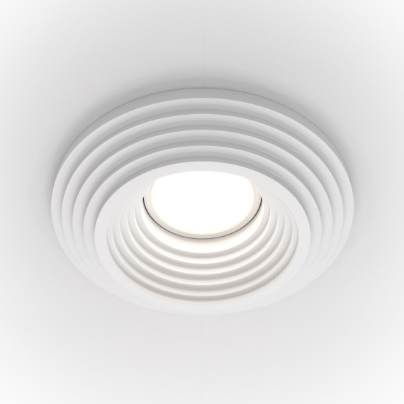 Гипсовый светильник под покраску Maytoni DL004-1-01-W Gyps Modern под лампу 1xGU10 35W