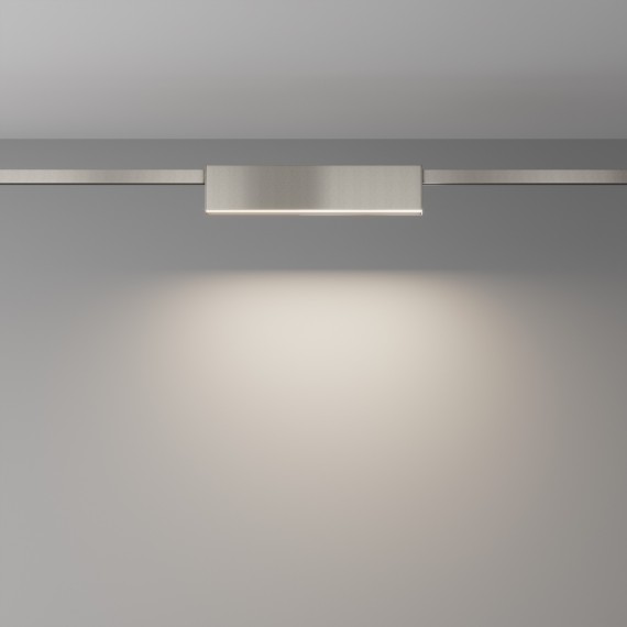 Трековый магнитный светодиодный светильник Maytoni Flarity Basis TR151-1-12W4K-PT