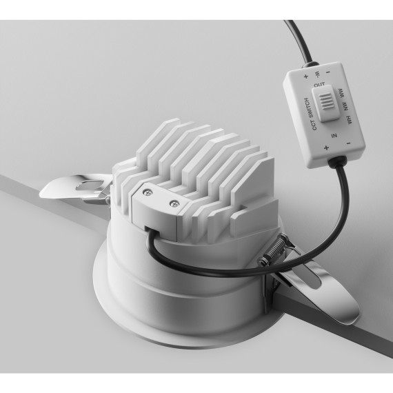 Встраиваемый светильник Maytoni Parete 2700К-3000K-4000К 12Вт 36° DL100-12W2.7-3-4K-RD-W