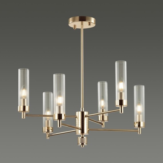 Люстра потолочная Lumion 5274/6C KAMILLA под лампы 6xE14 6*40W