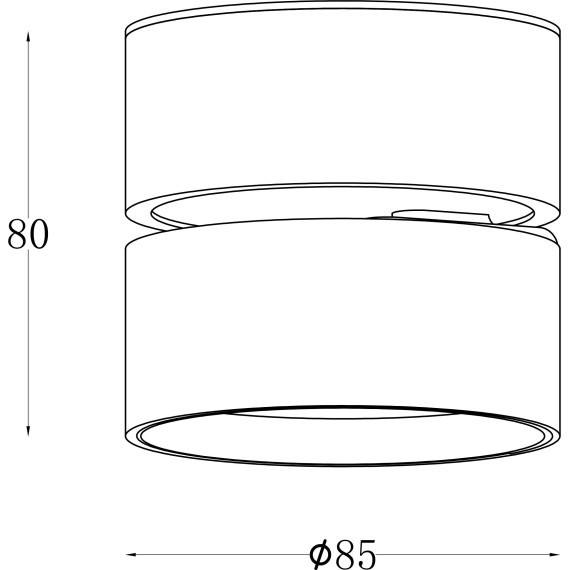 Накладной потолочный светильник Maytoni C024CL-L12B4K ONDA светодиодный LED 12W