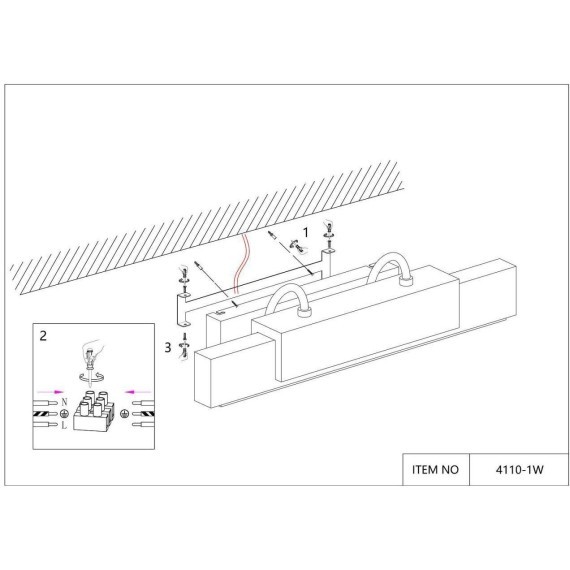 Настенный светильник Magestic 4110-1W
