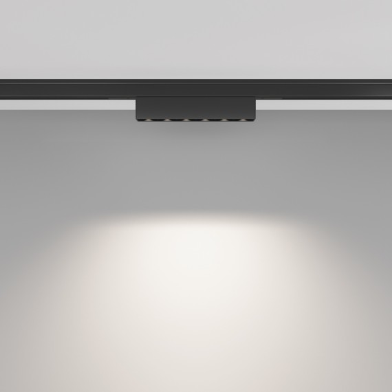 TR193-1-5W4K-M-B Ультратонкий трековый диммируемый по TRIAC 0/1-10V магнитный светодиодный светильник Maytoni Levity CRI90+ 4000К 220Лм 30° 5Вт
