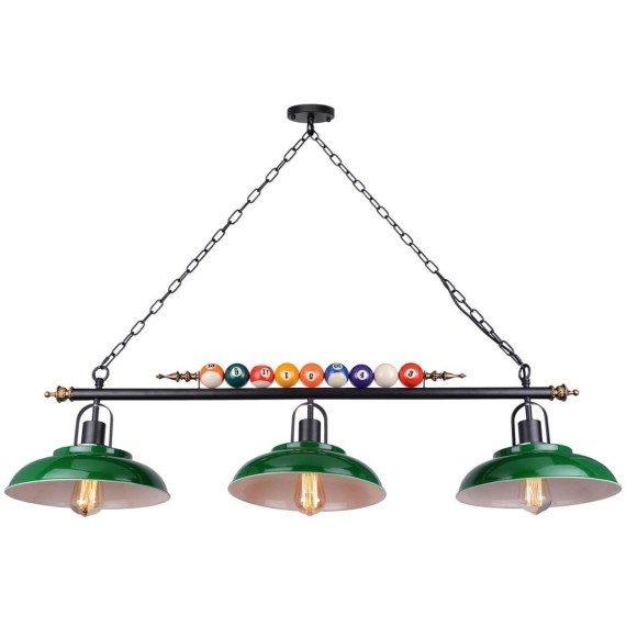 Подвесной светильник с 3 лампами Lussole GRLSP-9542 BADGER IP21 под лампы 3xE27 30W