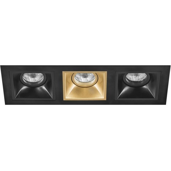 Встраиваемый светильник Lightstar D537070307 Domino под лампы 3xGU5.3 150W