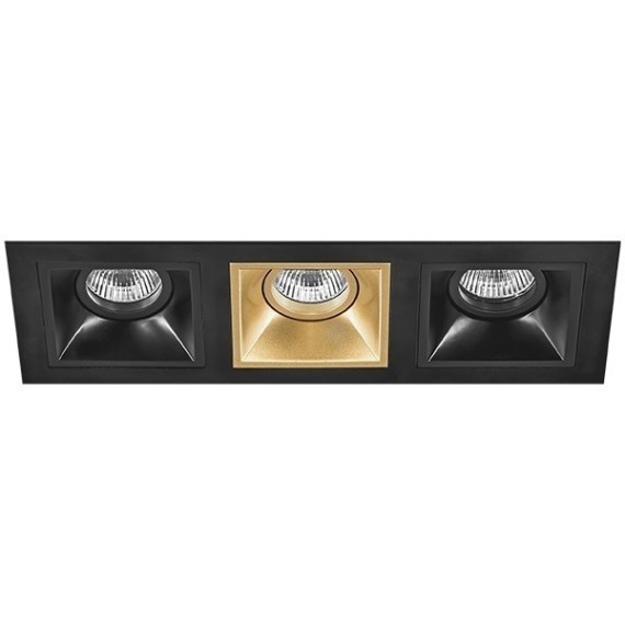 Встраиваемый светильник Lightstar D537070307 Domino под лампы 3xGU5.3 150W