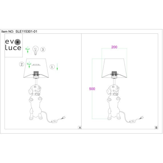 SLE115214-01 Прикроватная лампа Белый, Хром/Белый E27 1*40W NARNI
