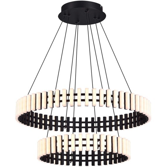 SL6203.403.65 Люстра подвесная ST-Luce Черный/Белый LED 1*65W 3000K ESTENSE