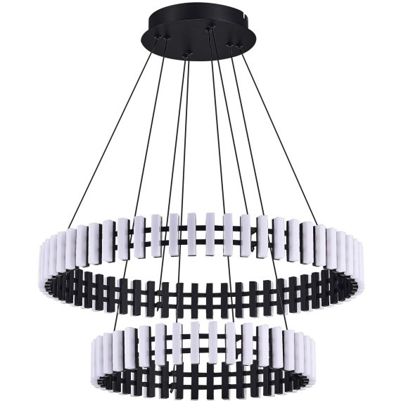 SL6203.403.65 Люстра подвесная ST-Luce Черный/Белый LED 1*65W 3000K ESTENSE