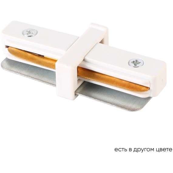 Прямой соединитель для накладных однофазных шинопроводов Crystal Lux CLT 0.211 06 WH