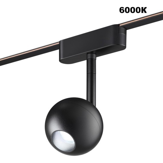 359471 Трековый ременный светодиодный SMART светильник c доп. механическим перекл. цветности Novotech EASY CRI90+ 3000-6000К 350Лм 120° 12W TUYA, Алиса, Wi-Fi