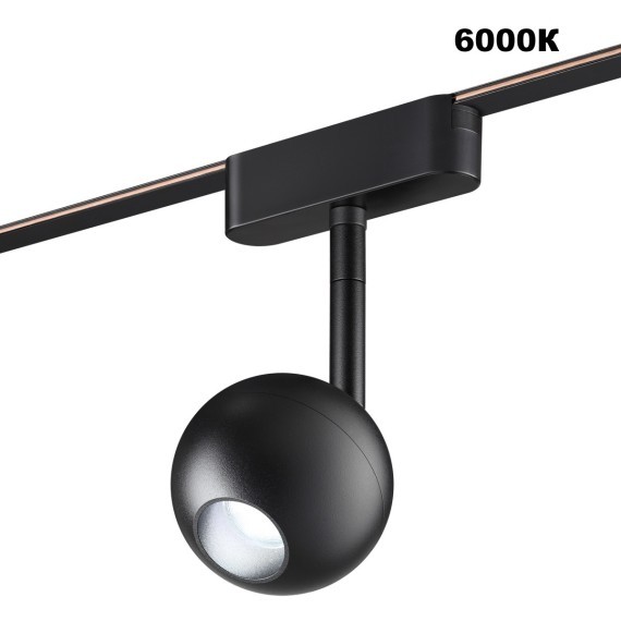 359471 Трековый ременный светодиодный SMART светильник c доп. механическим перекл. цветности Novotech EASY CRI90+ 3000-6000К 350Лм 120° 12W TUYA, Алиса, Wi-Fi