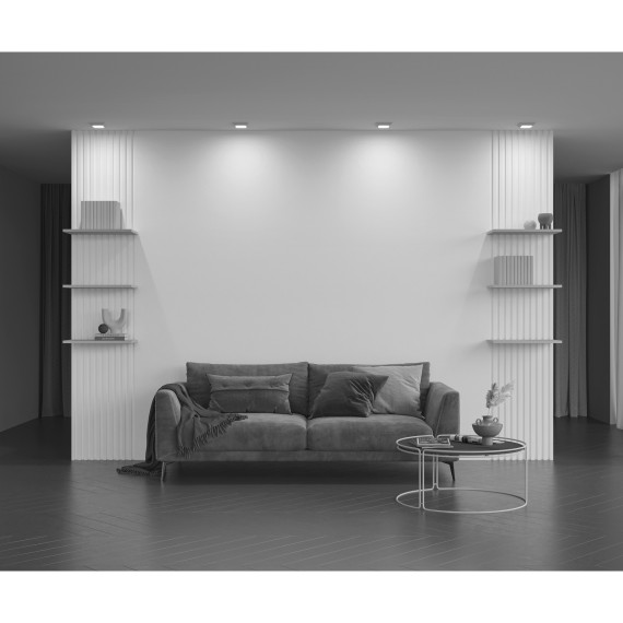 Гипсовый светильник под покраску Maytoni DL005-1-01-W Gyps Modern под лампу 1xGU10 35W