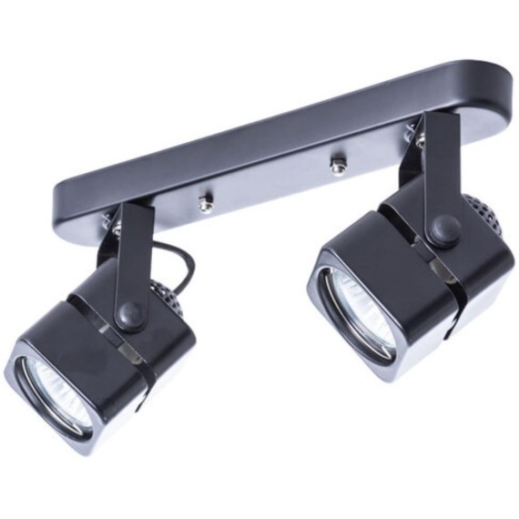 Спот настенный Arte Lamp A1315PL-2BK MISAM под лампы 2xGU10 50W