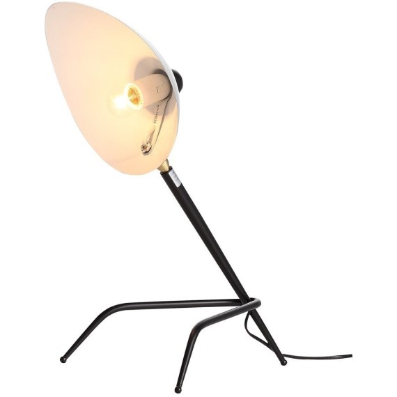 SL305.404.01 Прикроватная лампа ST-Luce Черный/Черный, Белый E27 1*60W SPRUZZO