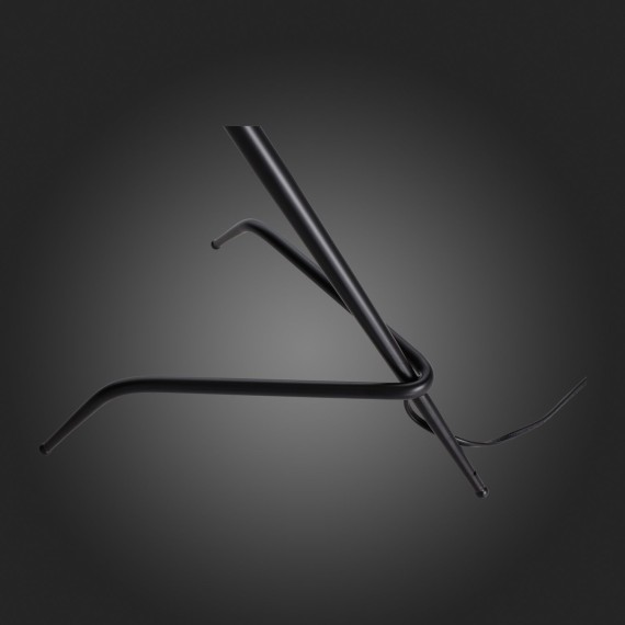 SL305.404.01 Прикроватная лампа ST-Luce Черный/Черный, Белый E27 1*60W SPRUZZO