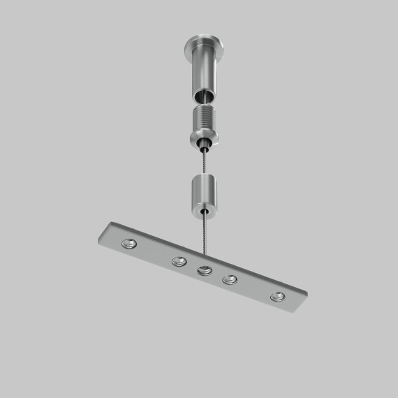 Тросовый подвес 1шт для низкопрофильного скругленного шинопровода Maytoni Exility TRAM034SW-2S